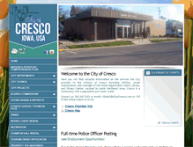 Tablet Screenshot of cityofcresco.com